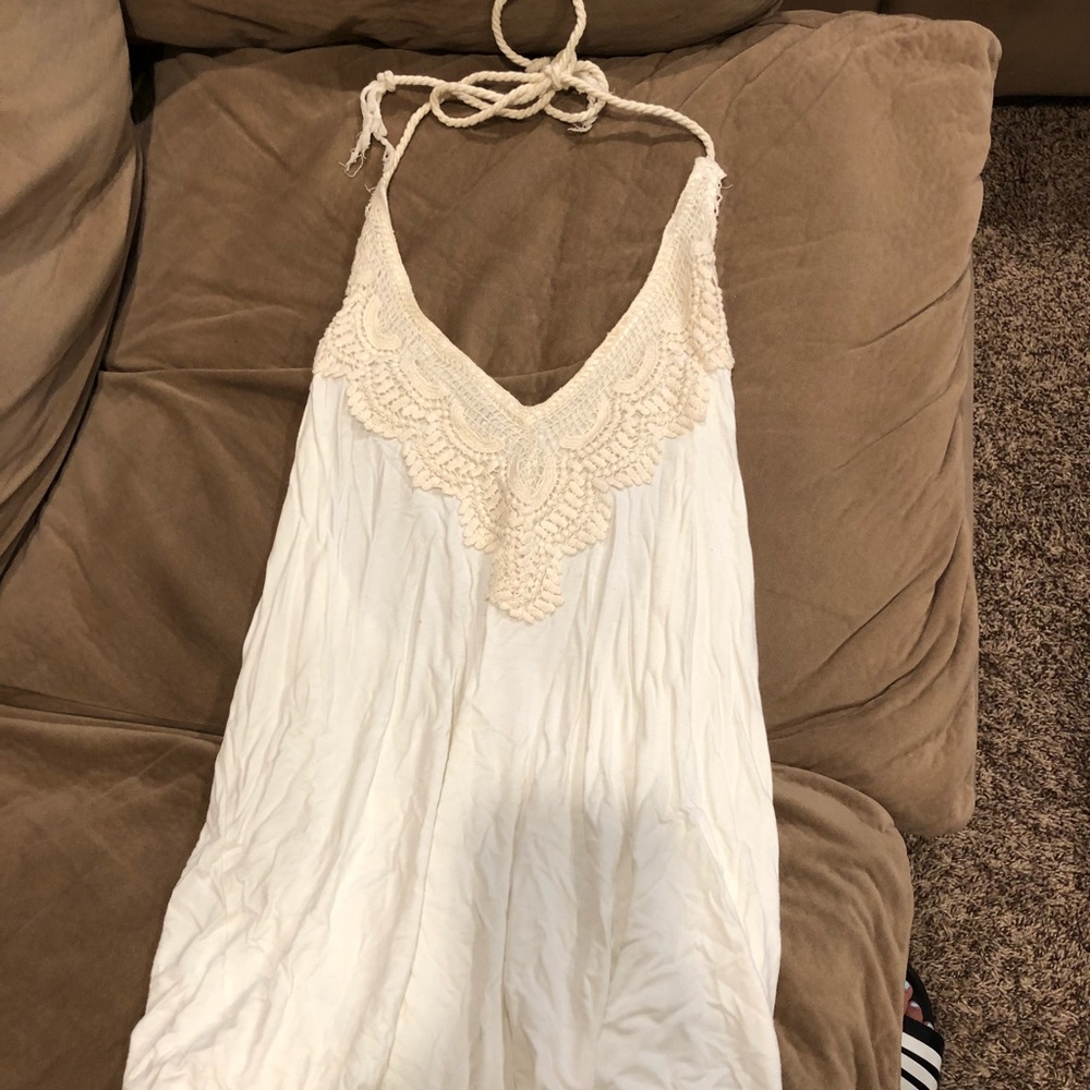 Cream halter